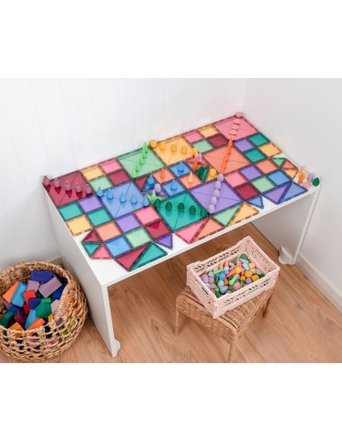 Construcción Connetix Pastel Starter 64 Piezas