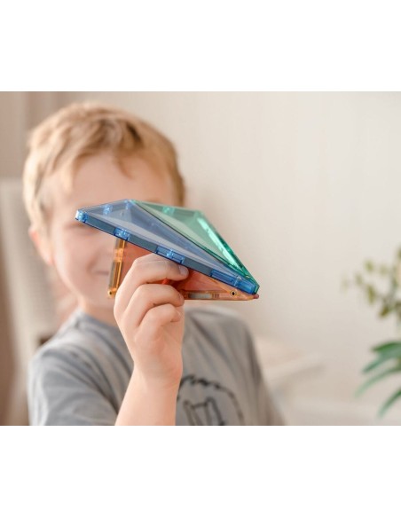 Construcción Connetix Pastel Starter 64 Piezas