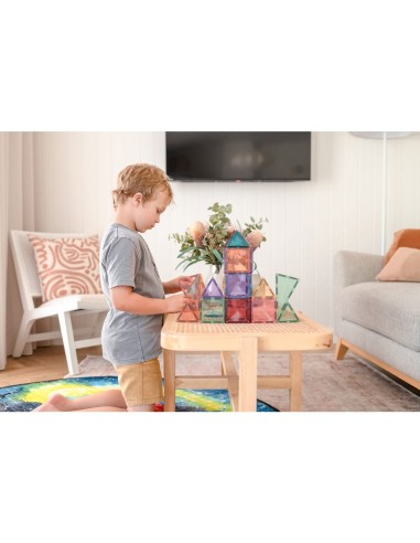 Construcción Connetix Pastel Starter 64 Piezas