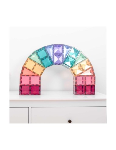 Construcción Connetix Pastel Creative 120 Piezas