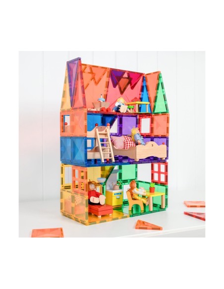 Construcción Connetix Rainbow Starter Pack 60 Piezas