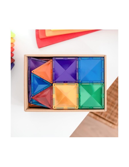 Construcción Connetix Rainbow Starter Pack 60 Piezas