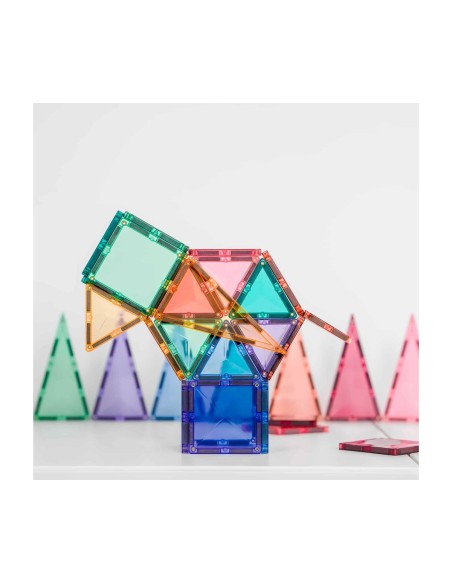 Construcción Connetix Pastel Mini 32 Piezas