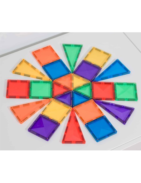 Construcción Connetix Rainbow Mini 24 Piezas