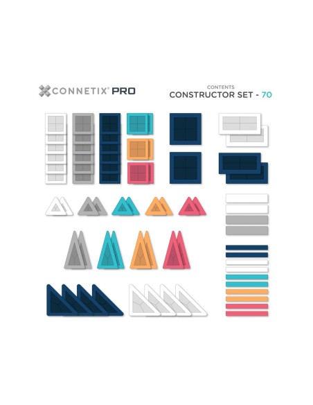 Construcción Connetix PRO Constructor 70piezas