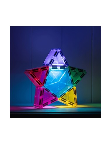 Construcción Connetix Light Star 28 piezas