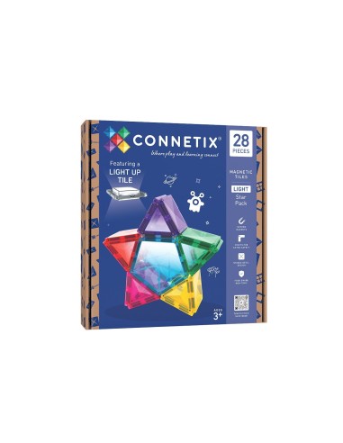 Construcción Connetix Light Star 28 piezas