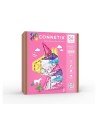 Construcción Connetix Glitter Unicorn 56 piezas