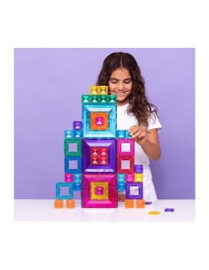 copia de Construcción Connetix Glitter Unicorn 56 piezas 2