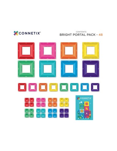 copia de Construcción Connetix Glitter Unicorn 56 piezas