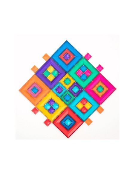 copia de Construcción Connetix Glitter Unicorn 56 piezas