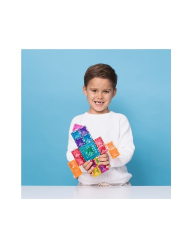 copia de Construcción Connetix Glitter Unicorn 56 piezas