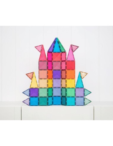 Construcción Connetix Glitter Castle 48 piezas