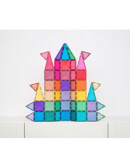 Construcción Connetix Glitter Castle 48 piezas