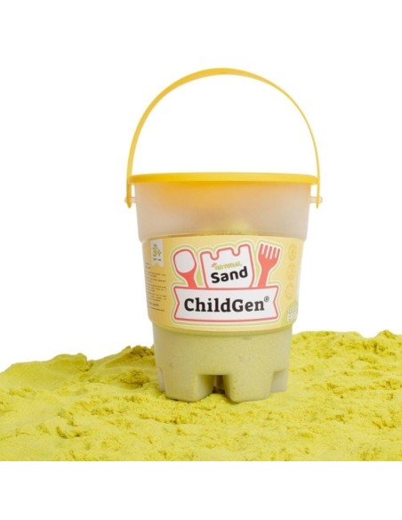 Arena cinética Amarilla 500 gr.