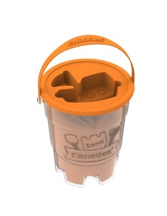 Arena cinética Naranja 500 gr. 2