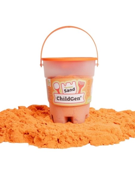 Arena cinética Naranja 500 gr.