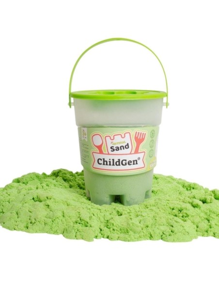 Arena cinética Verde 500 gr.
