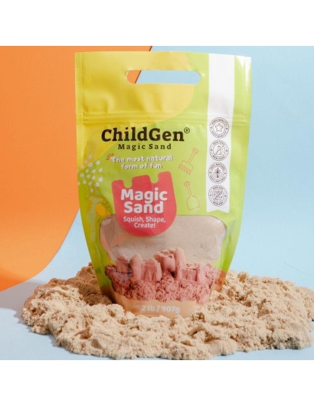 Arena cinética Naranja  907gr.