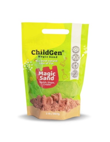 Arena cinética Verde 907gr.