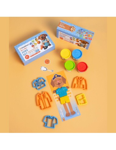 ChildenGen Set pofesiones Plastilina