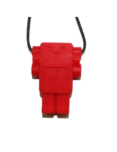 Colgante Mordedor Robot Rojo