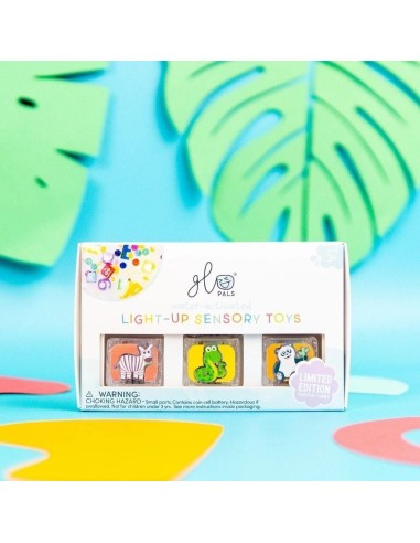 Set de 6 cubos de luz GloPals Zoo