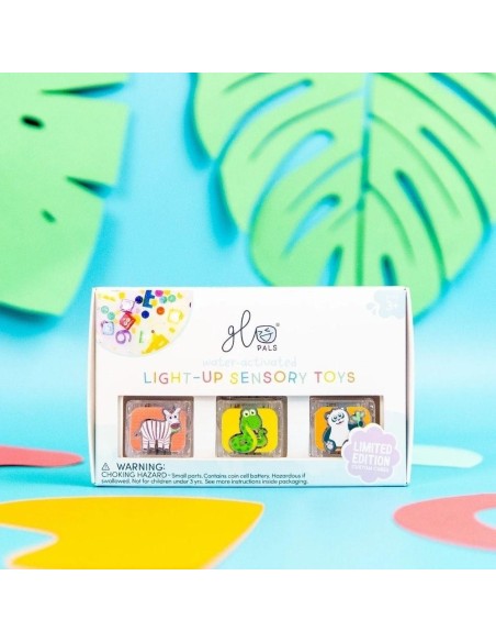 Set de 6 cubos de luz GloPals Zoo