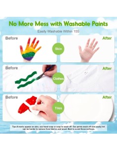 Bote pintura de dedos (12 ud.) Jarmelo 2