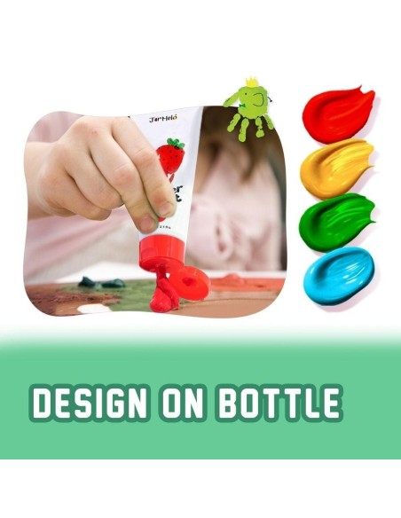 Bote pintura de dedos ( 6 ud.) Jarmelo