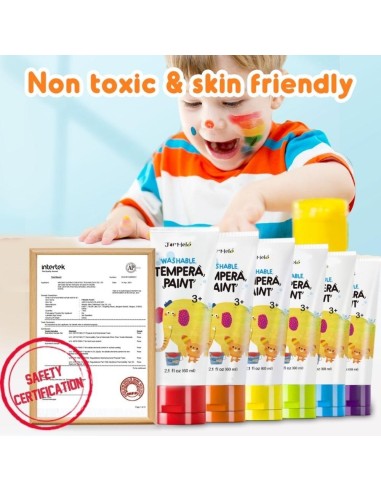 Bote pintura de dedos ( 6 ud.) Jarmelo