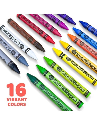 Crayón lavable (16 ud.) Jarmelo