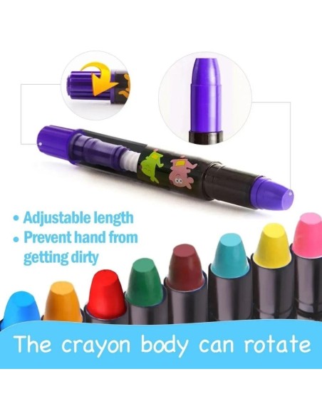 Crayón suave lavable (24 ud.) Jarmelo