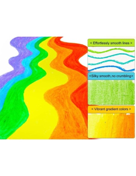 Crayón suave lavable (24 ud.) Jarmelo