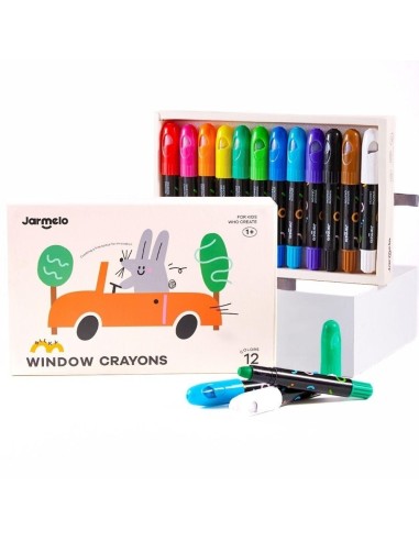 Crayones para cristal, azulejos y papel (12 ud.)