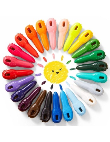 Crayones KEY de cera de abeja (12 ud.) Jarmelo