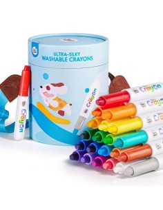 Crayón ultra suave lavable (24 ud.) Jarmelo