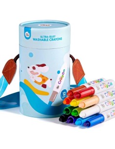 Crayón ultra suave lavable (12 ud.) Jarmelo
