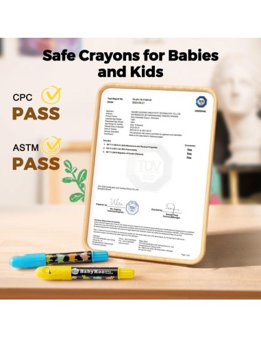 Crayón ultra suave lavable (6 ud.) Jarmelo