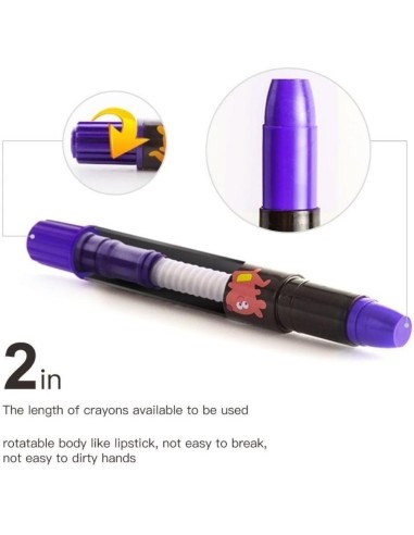 Crayón ultra suave lavable (6 ud.) Jarmelo