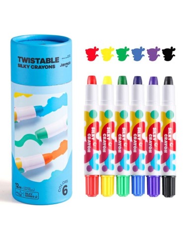 Crayón ultra suave lavable (6 ud.) Jarmelo