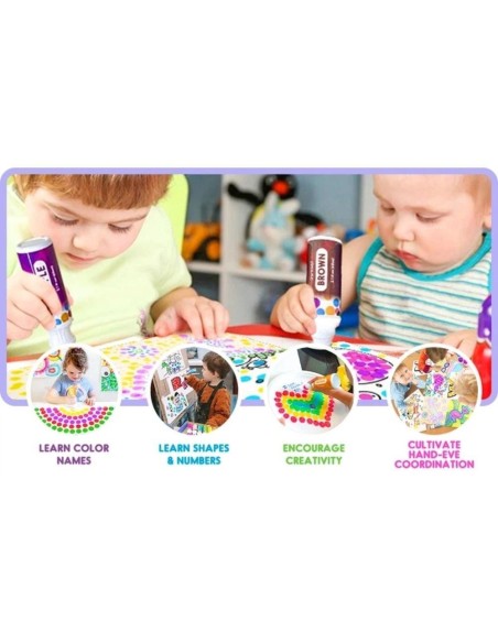 Set creativo marcadores de puntos (6 ud.) Jarmelo