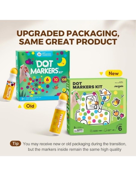 Set creativo marcadores de puntos (6 ud.) Jarmelo