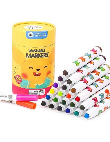 Rotuladores lavables (24 ud.) Jarmelo