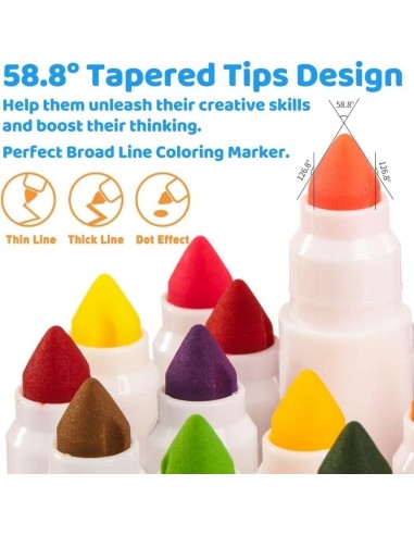 Rotuladores lavables (12 ud.) Jarmelo