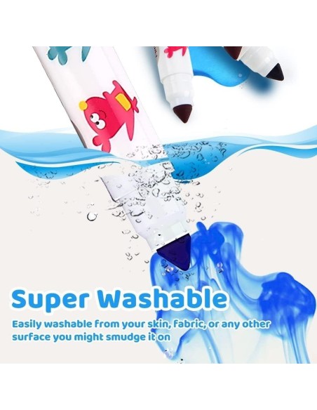 Rotuladores lavables (12 ud.) Jarmelo