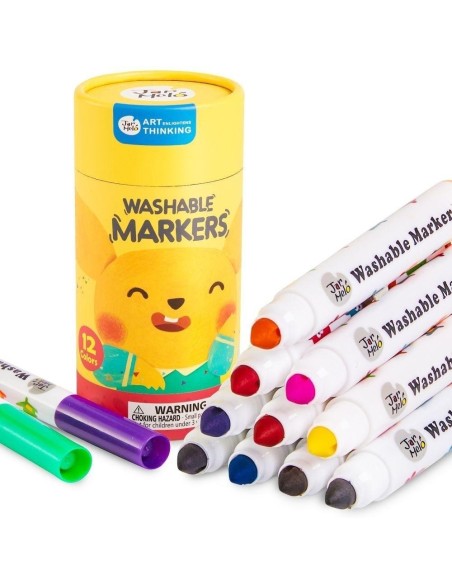 Rotuladores lavables (12 ud.) Jarmelo