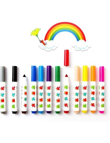 Rotuladores lavables (12 ud.) Jarmelo