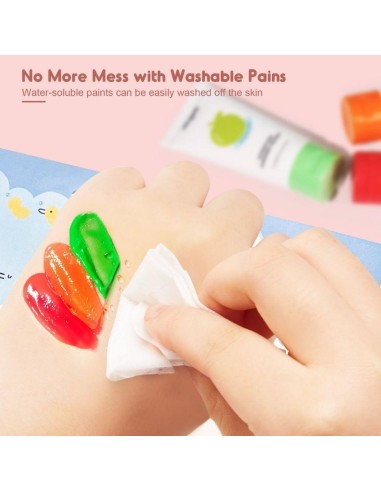 Pintura de dedos perfumada (12 ud.) Jarmelo