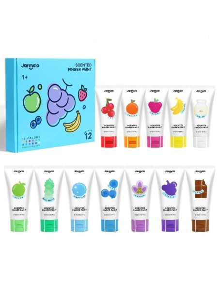 Pintura de dedos perfumada (12 ud.) Jarmelo